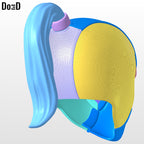 Lady Deadpool helmet | 3D printable model file #LD19