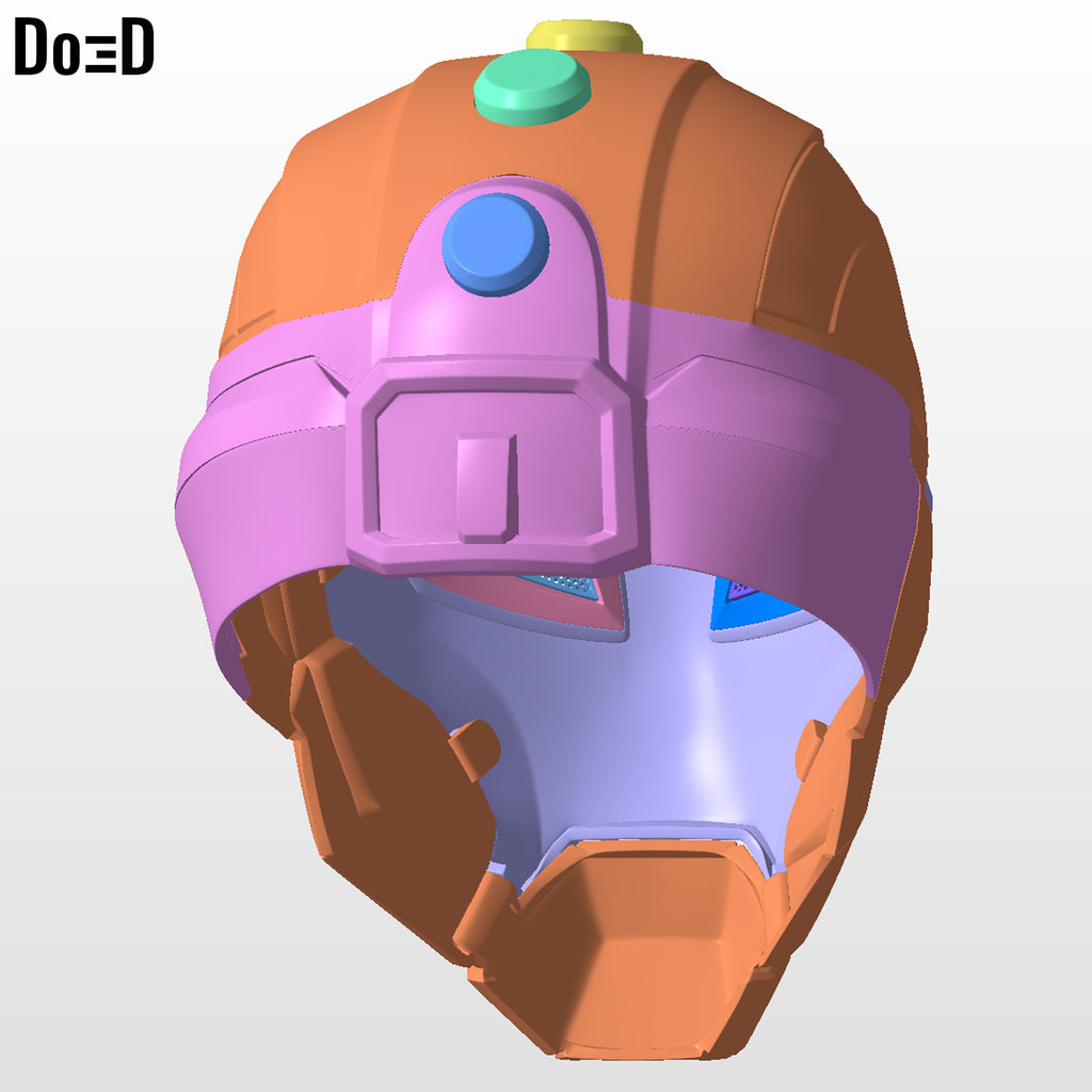 Steam Power Helmet Iron Man Steampunk Rivals | 3D Printable Model #SP29