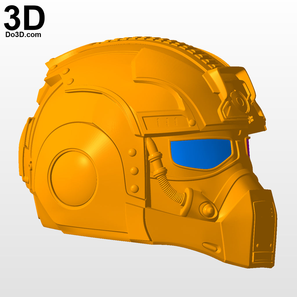 Anthony Carmine Helmet From Gears Of War | 3D Model Project #5557
