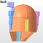 Heavy Infantry Mandalorian Helmet Paz Vizla | 3D Printable Model STL File #6282