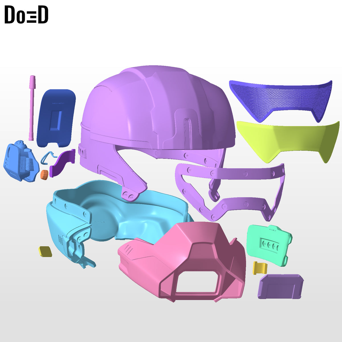 Helldivers Dynamo Helmet | 3D Printable Model #D001