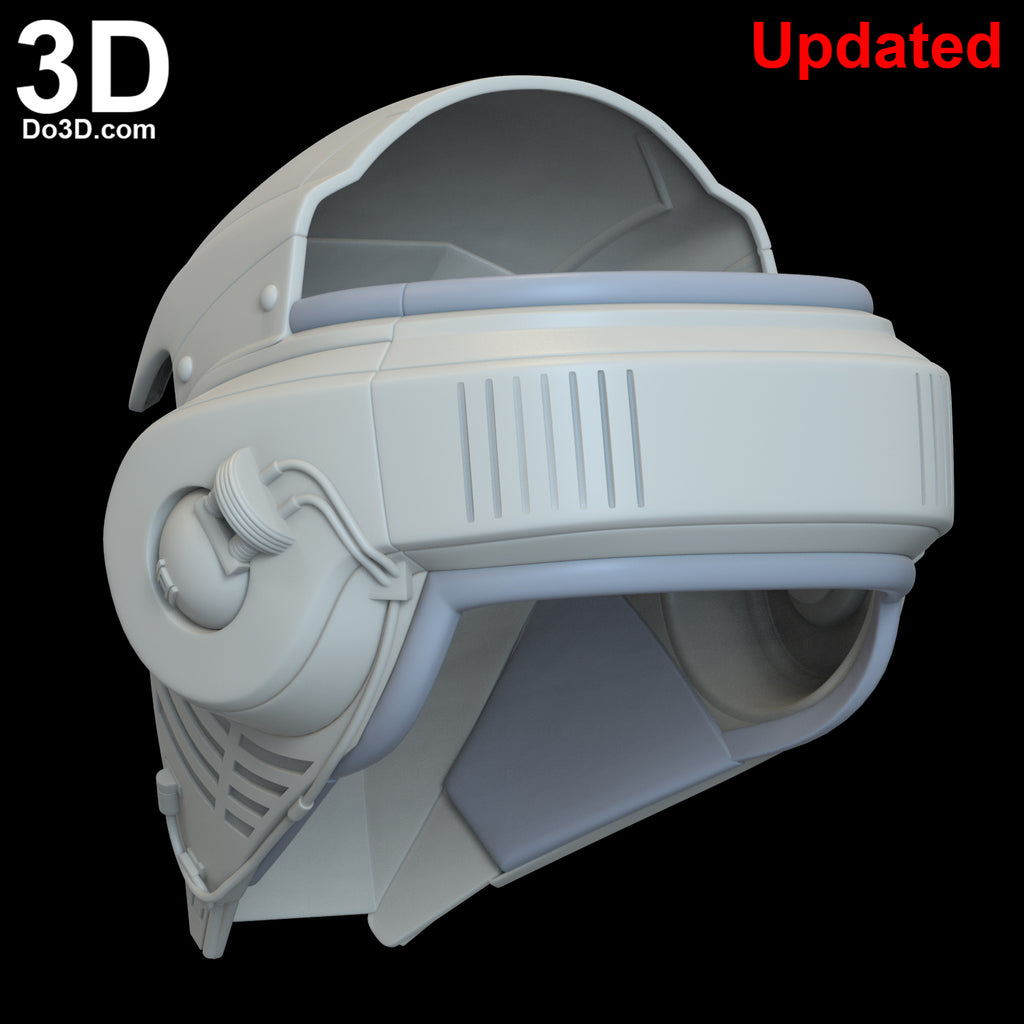 Rey's Training Helmet Star Wars Rey and D-O , 3D Printable Printable Model #6344