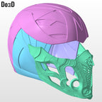 Mortal Kombat 2021 Sub-Zero Helmet 3D Printable Model Subzero Sub Zero STL #SH1