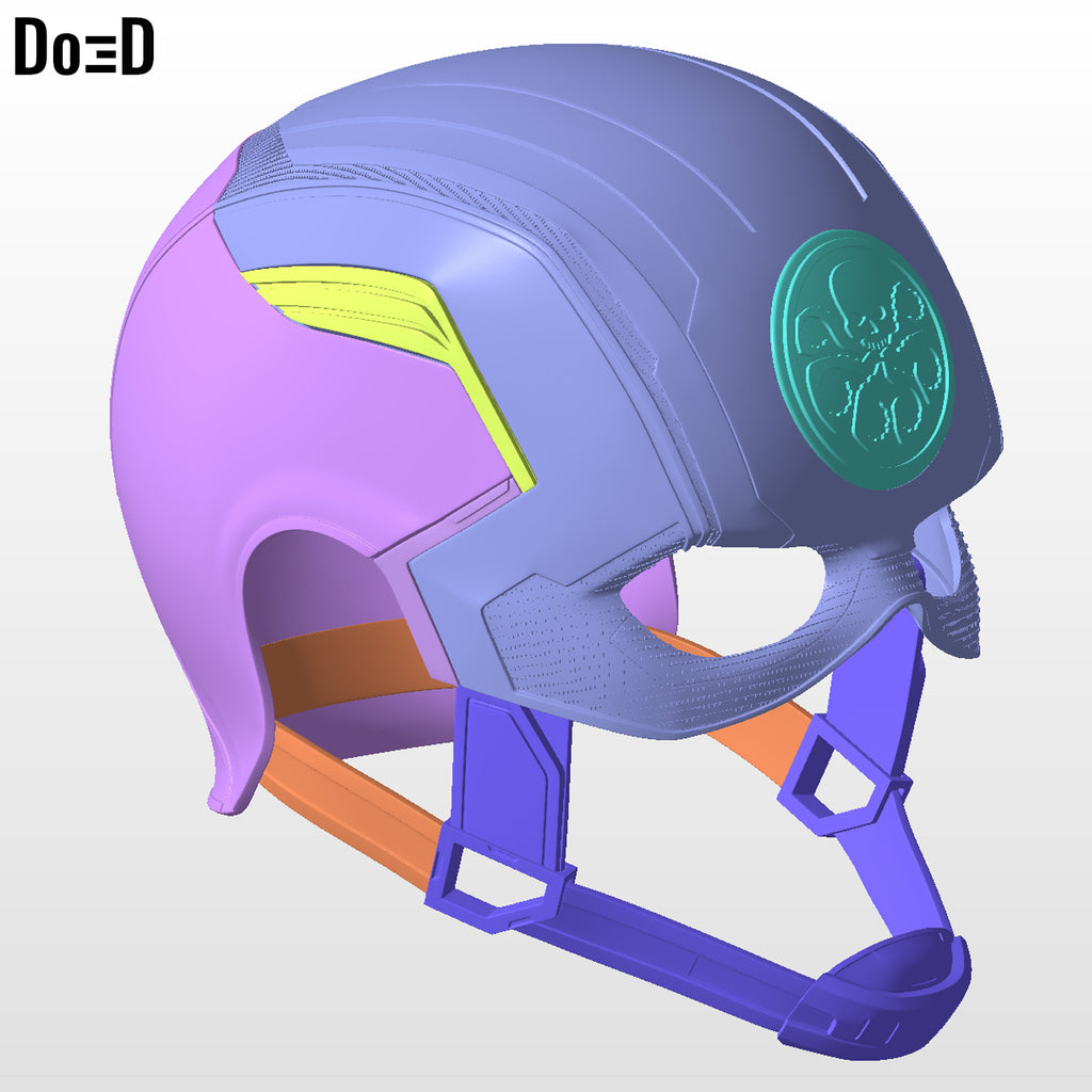 Captain HydraHydra Cap Helmet | 3D Printable Model #CH26