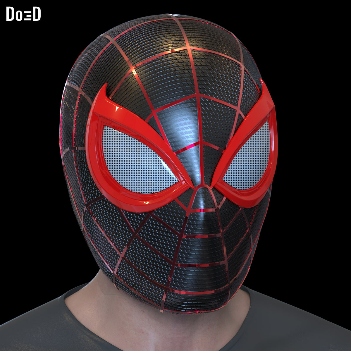 Miles Morales Insomniac Spider-Man 2 PS5 Helmet | 3D Printable Model #MM55