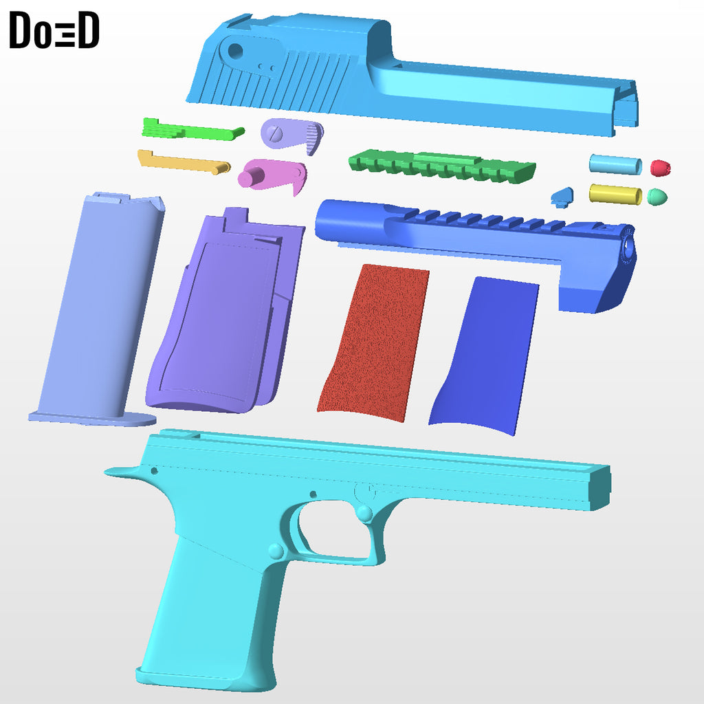 Deadpool Gun Weapon Desert Eagle Pistol Weapon Prop | 3D Printable Model #DG33