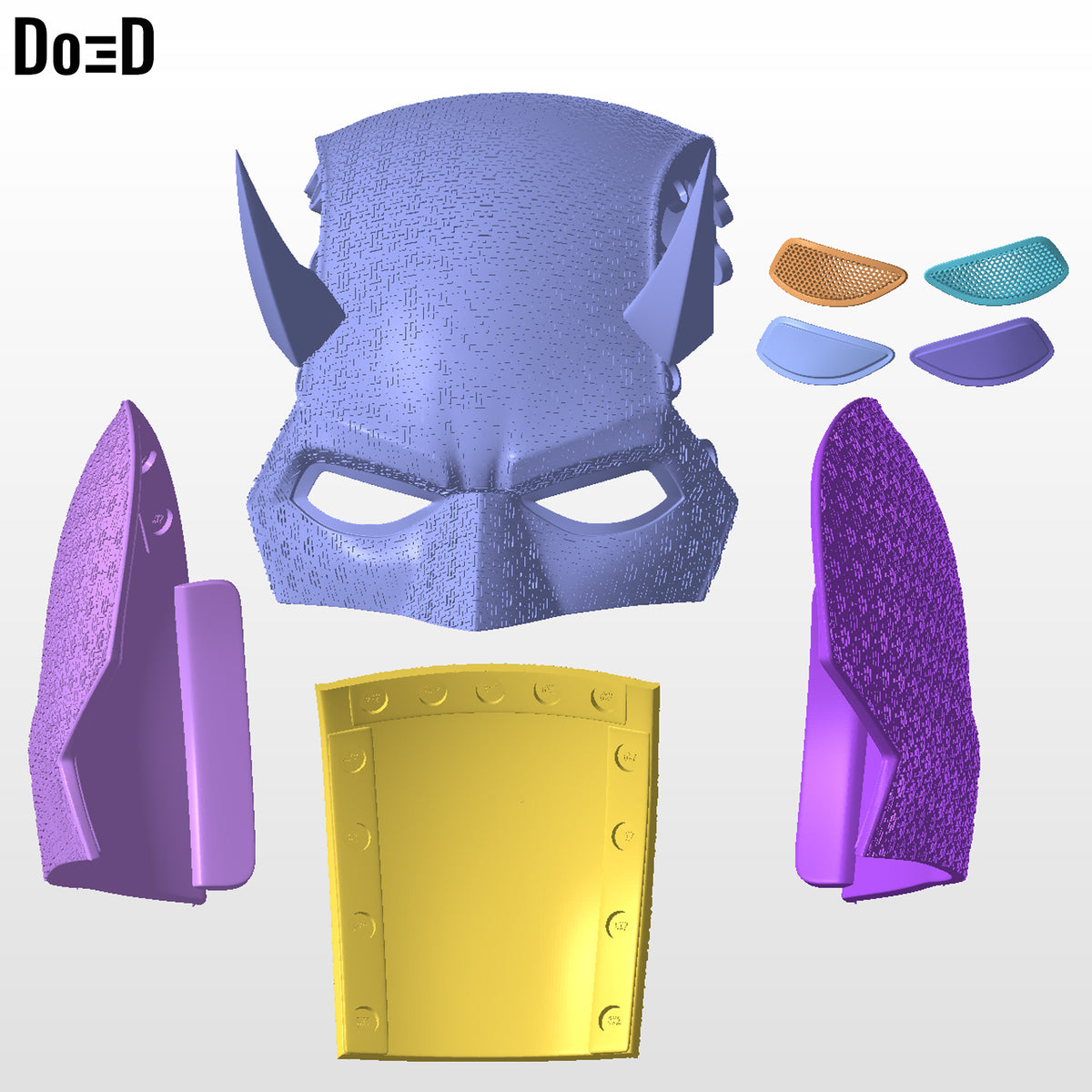Elektra Daredevil Born Again Female Helmet | 3D Printable Model STL File #ED9