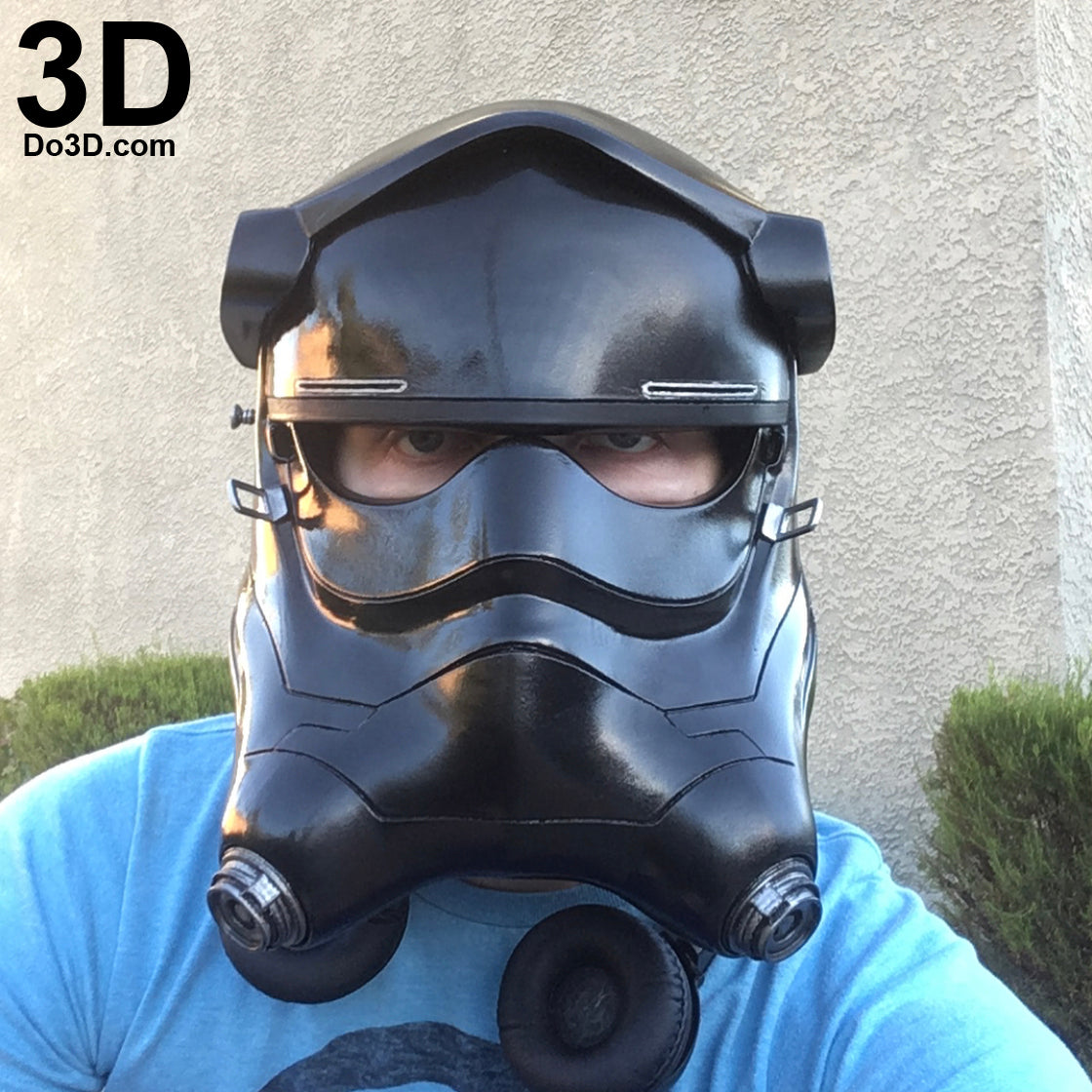 Tie Pilot Helmet from Star Wars VII: The Force Awakens  | 3D Printable Model #34