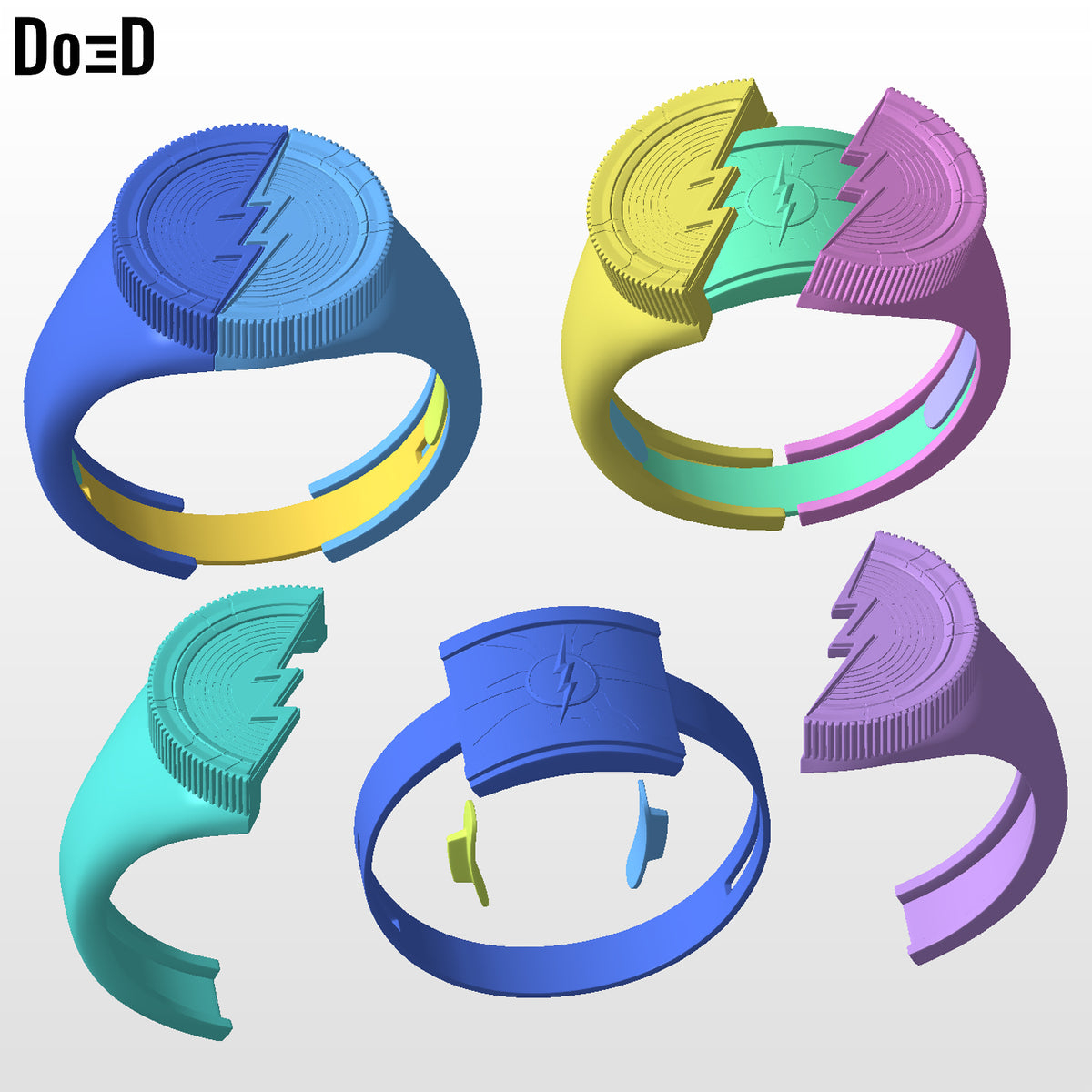 The Flash 2023 Ring for Resin Printing | 3D Printable Model STL #FR2