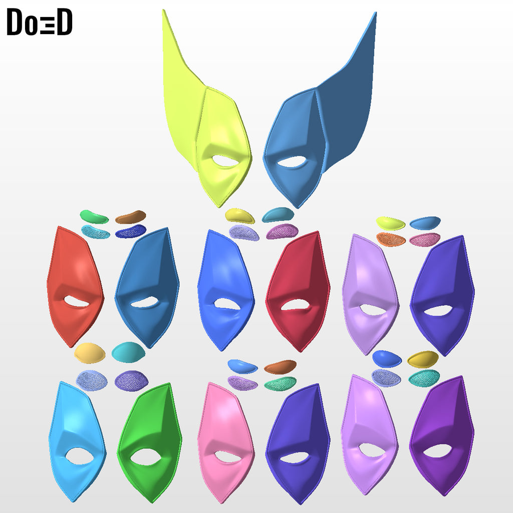Deadpool 3 Faceshell | 3D Printable Model Print File STL #D333