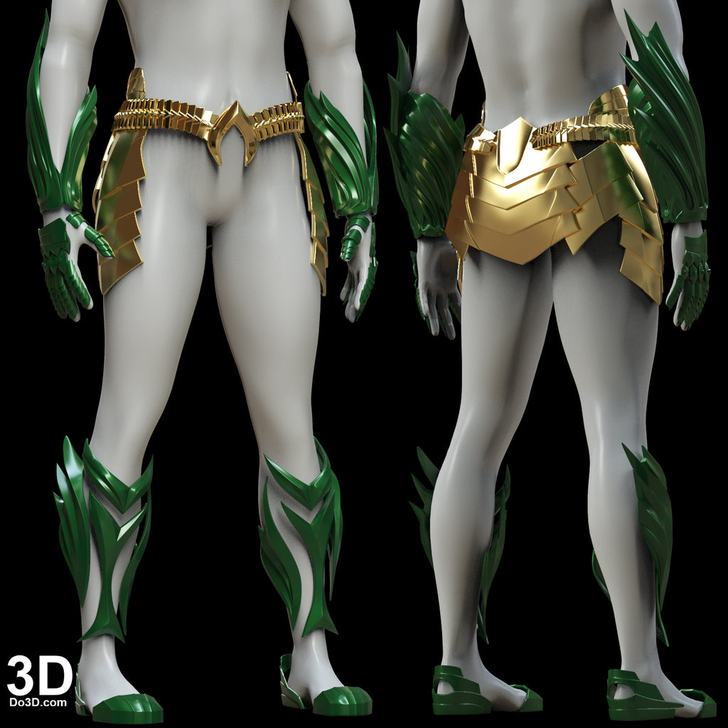 Aquaman 2018 set with Trident | 3D Printable Model Print STL File #5164