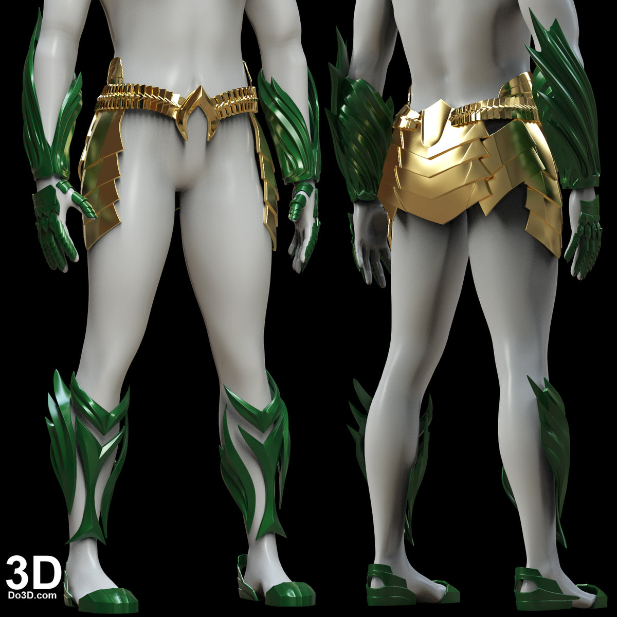 Aquaman 2018 set with Trident | 3D Printable Model Print STL File #5164