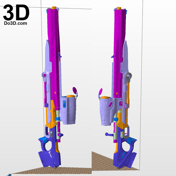 Gears Of War GOW Longshot Sniper Rifle Blaster | 3D Model Project #2217