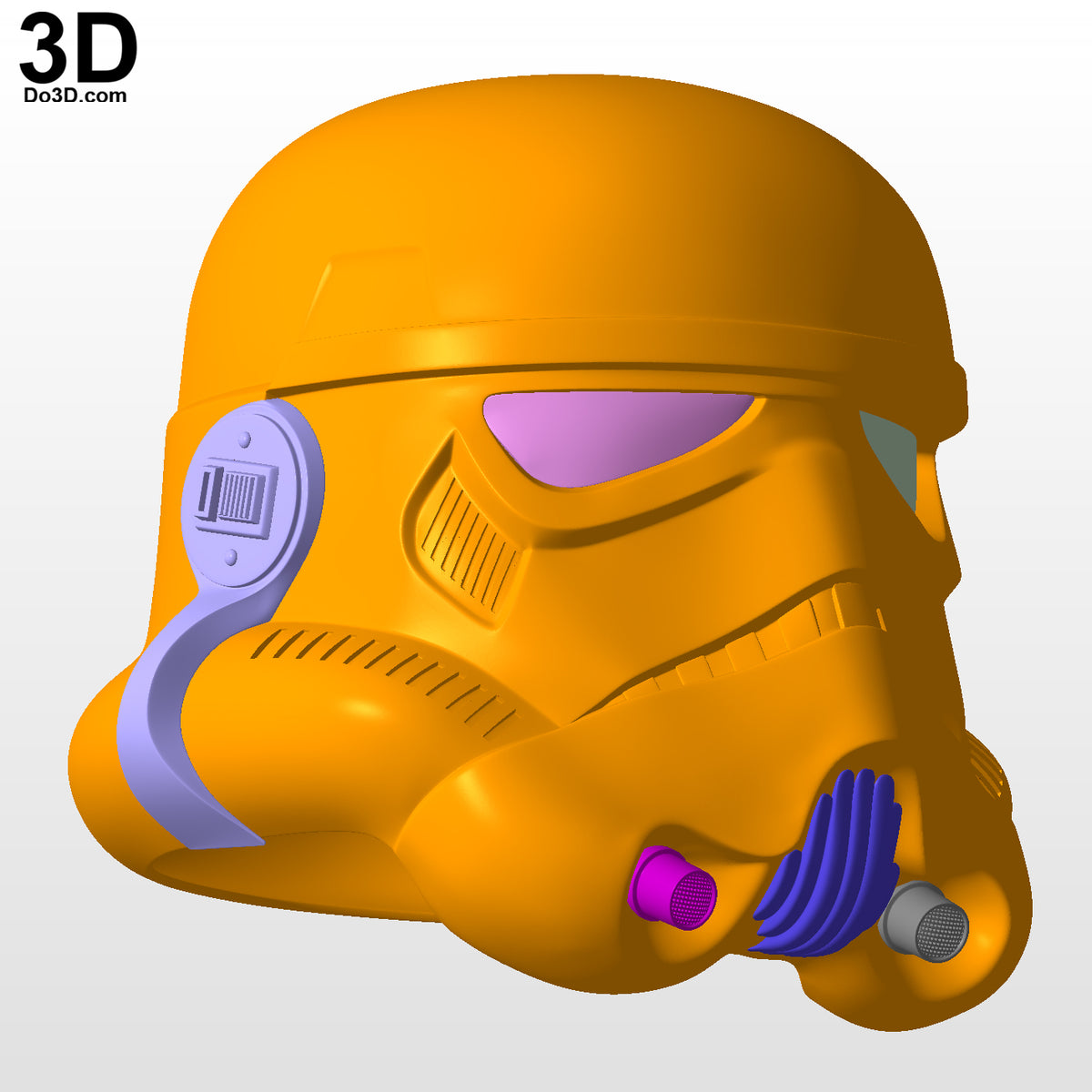 Stormtrooper Classic Helmet Star Wars 3D Printable Model STL Print File #S264