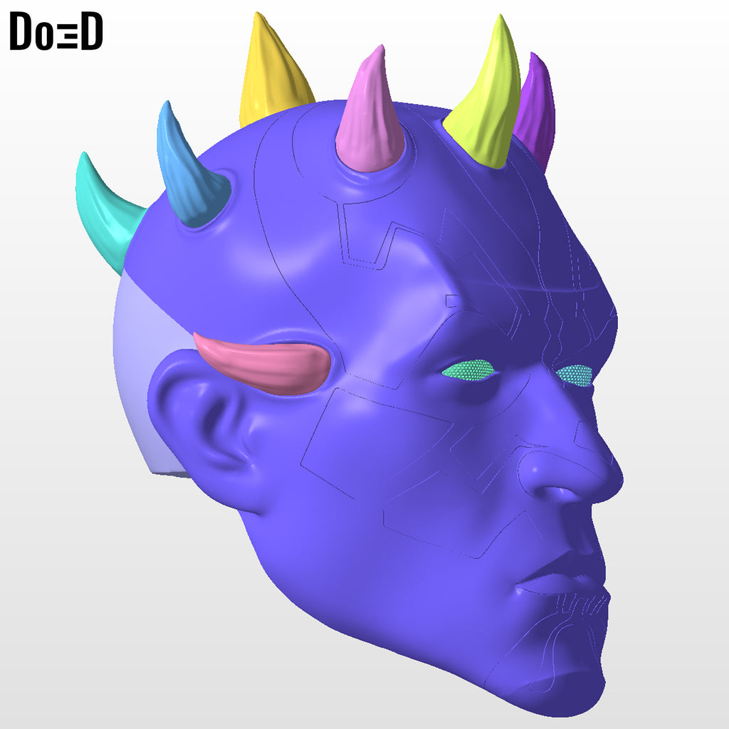 Maul Shadow Lord Helmet Star Wars | 3D Printable Model Print STL File #MS472