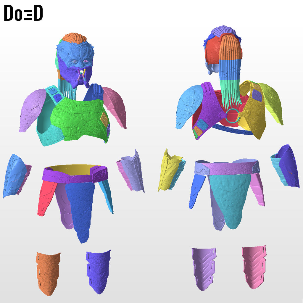 Dek Predator Badlands Full Body Cosplay 3D Printable Model STL #D1211