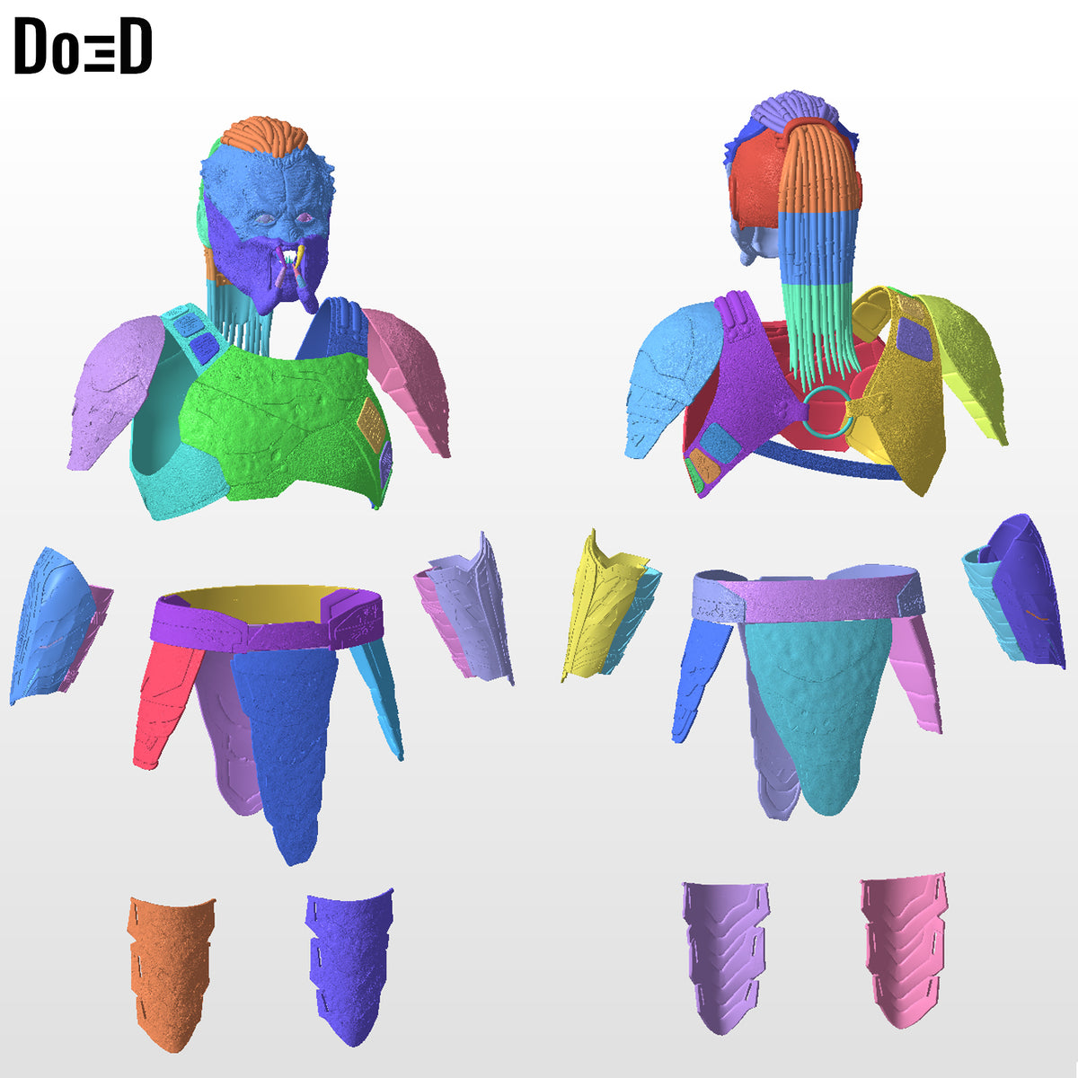 Dek Predator Badlands Full Body Cosplay 3D Printable Model STL #D1211