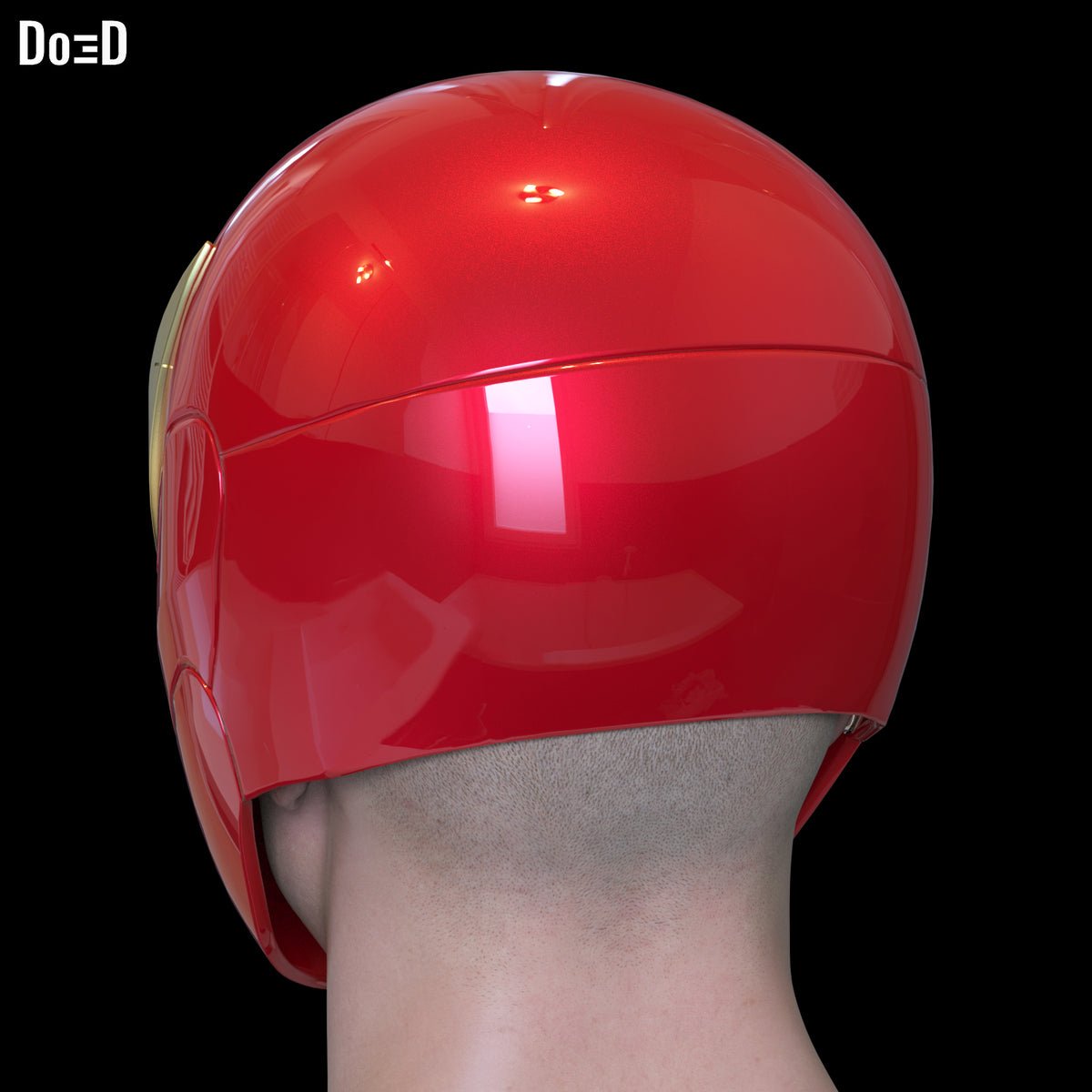 Iron Spider Red and Gold Spider-man Helmet | 3D Printable Model STL #R259