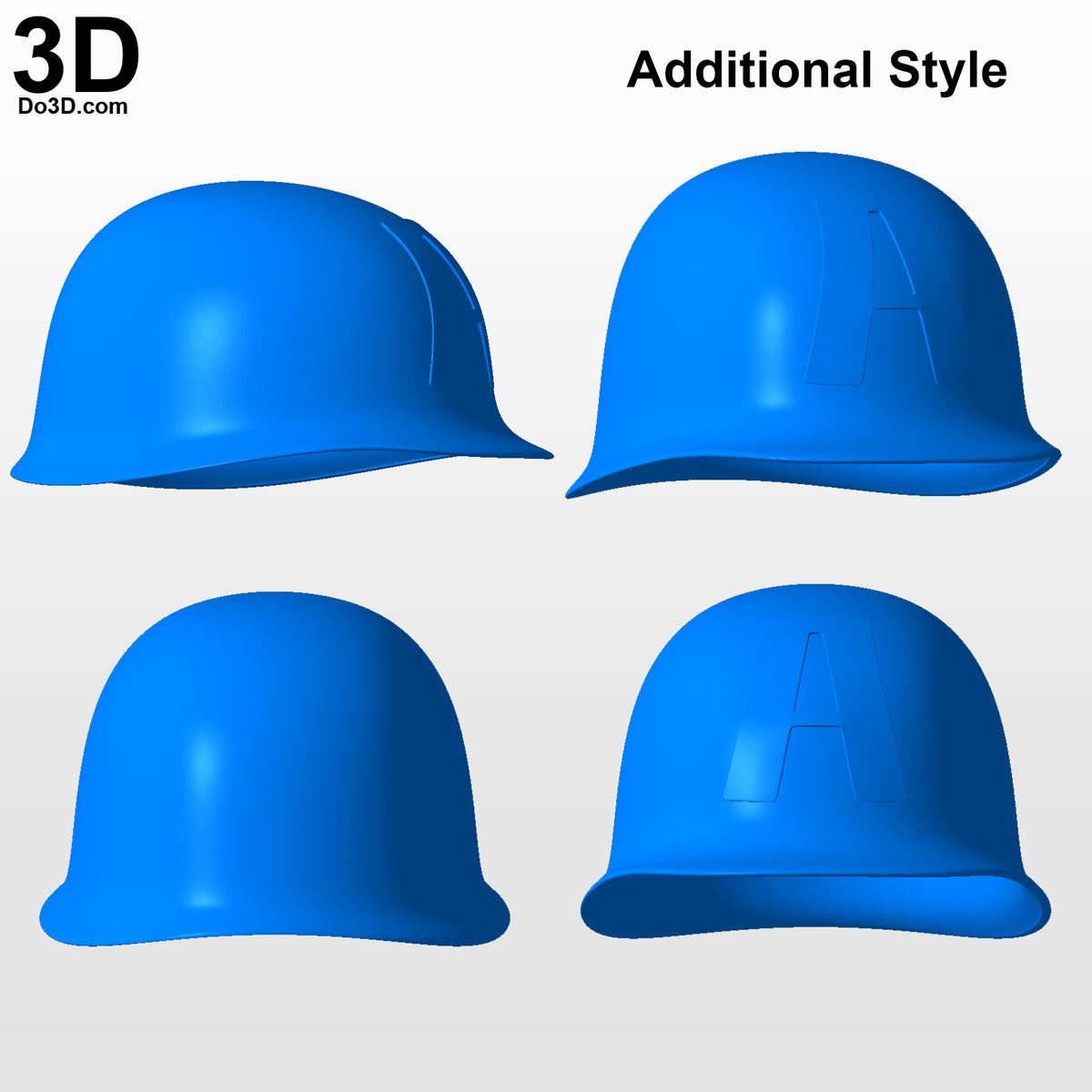 Captain America Comic Old School Helmet and Mask | 3D Printable Model STL #5237