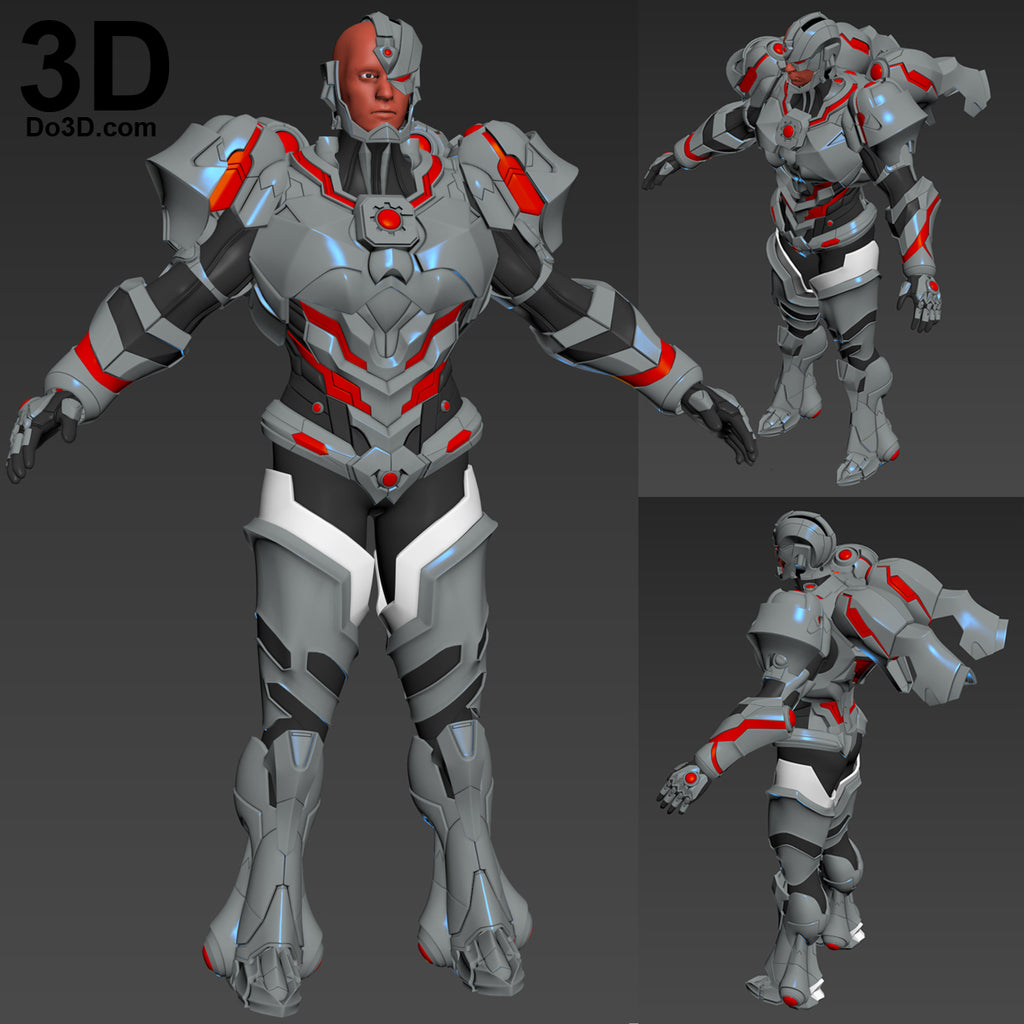 Cyborg Justice League Variant Armor KAI Arts | 3D Printable Model #3086