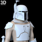 Boba Fett Star Wars Classic Amor + Jetpack Set | 3D Model Project #5625