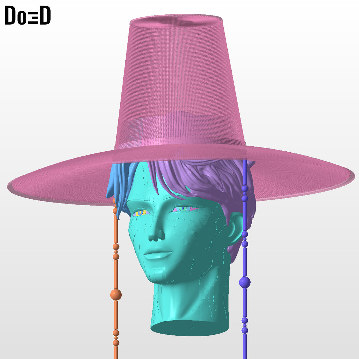 Demon Jinu Figure Head Saja Boys K-Pop Demon Hunters Any Scale 3D Model #DJ596