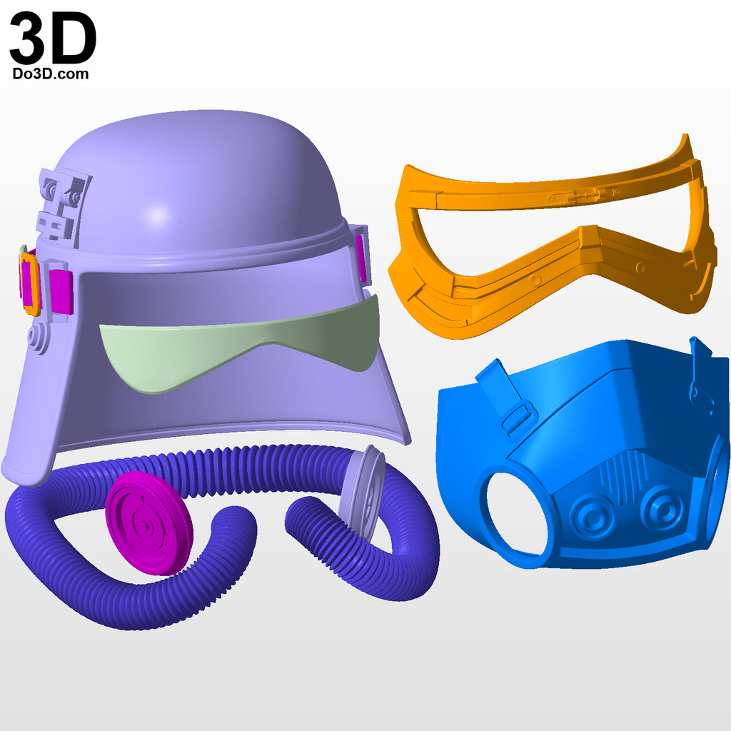 MudTrooper Swamp Mud Trooper Helmet + Armor | 3D Printable Model #4921