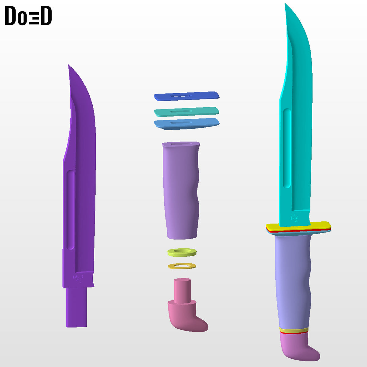 Scream Ghostface Weapon Buck 120 General Knife 3D Printable Model STL File #BG13