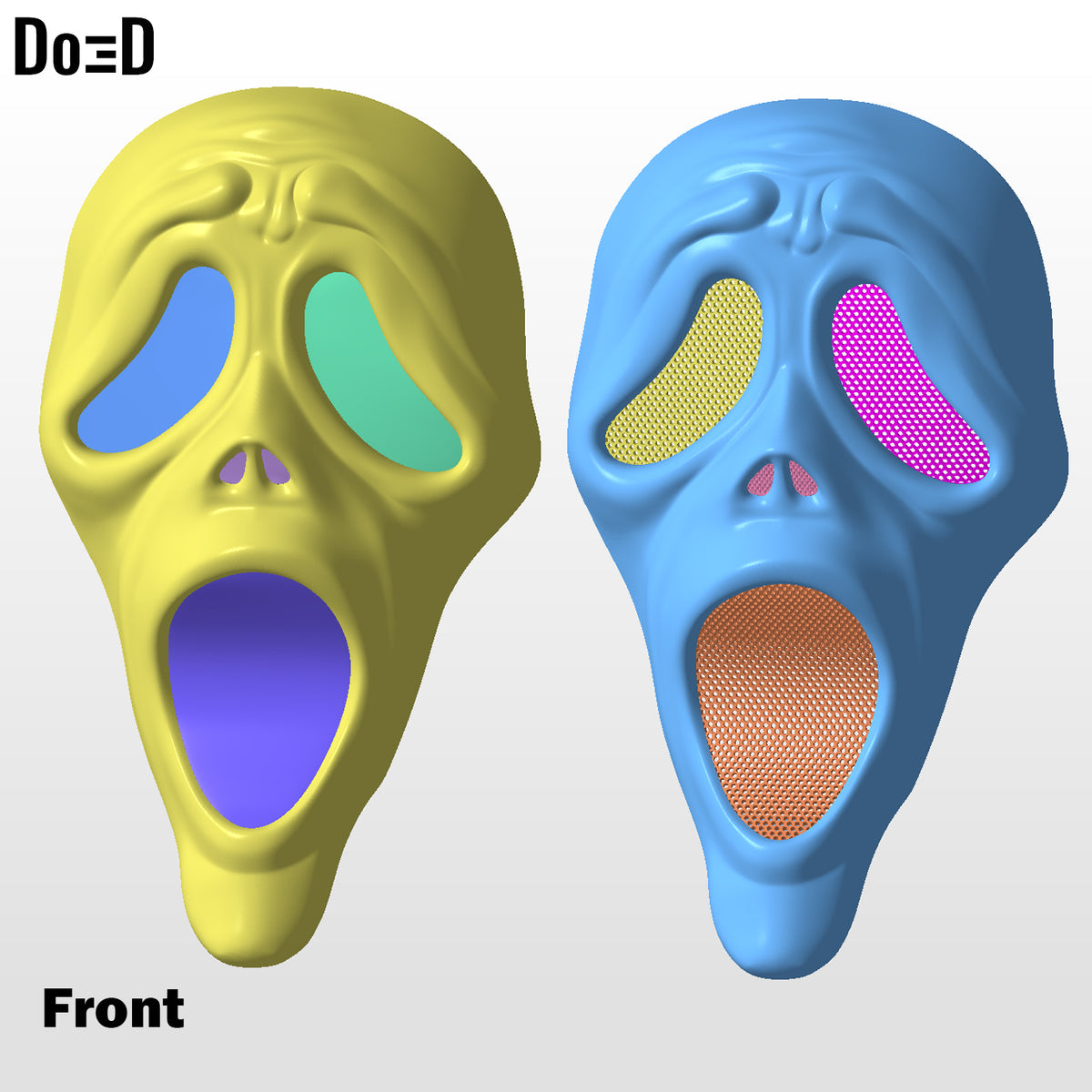 Ghostface Mask Scary Movie 6 Halloween 3D Printable Model STL File #GFS3