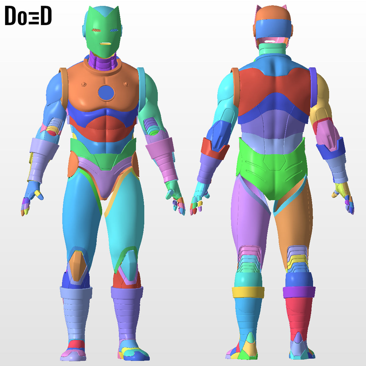 Iron Man Classic Tony Stark Armor + Helmet | 3D Printable Model #5737