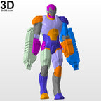 Iron Man Mark XXV Striker Full Body Armor Suit MK 25 | 3D Model Project #5403