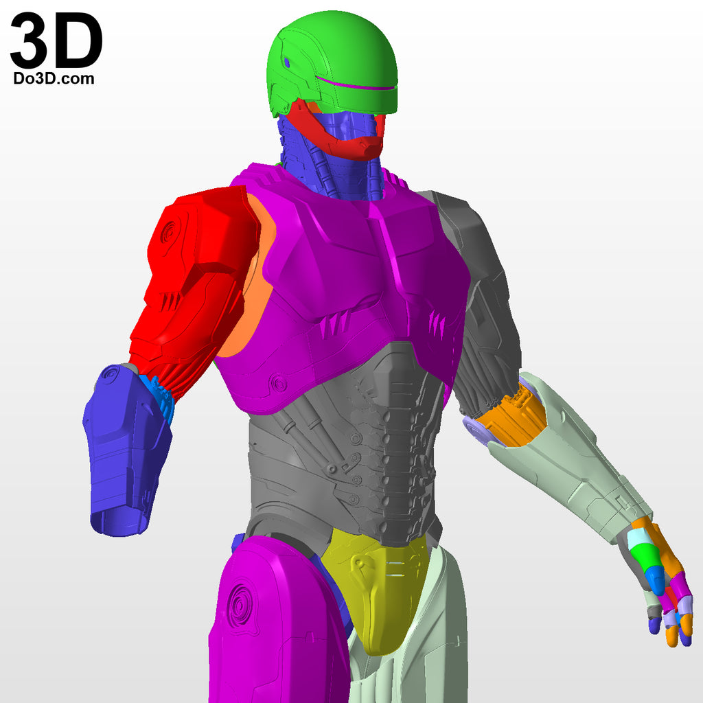 RoboCop Silver Suit / New Armor 2014 Film  | 3D Printable Model #4800