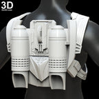 Star-Lord Aero-Rigs Chest Armor and Jetpack Star Lord | 3D Model Project #4450