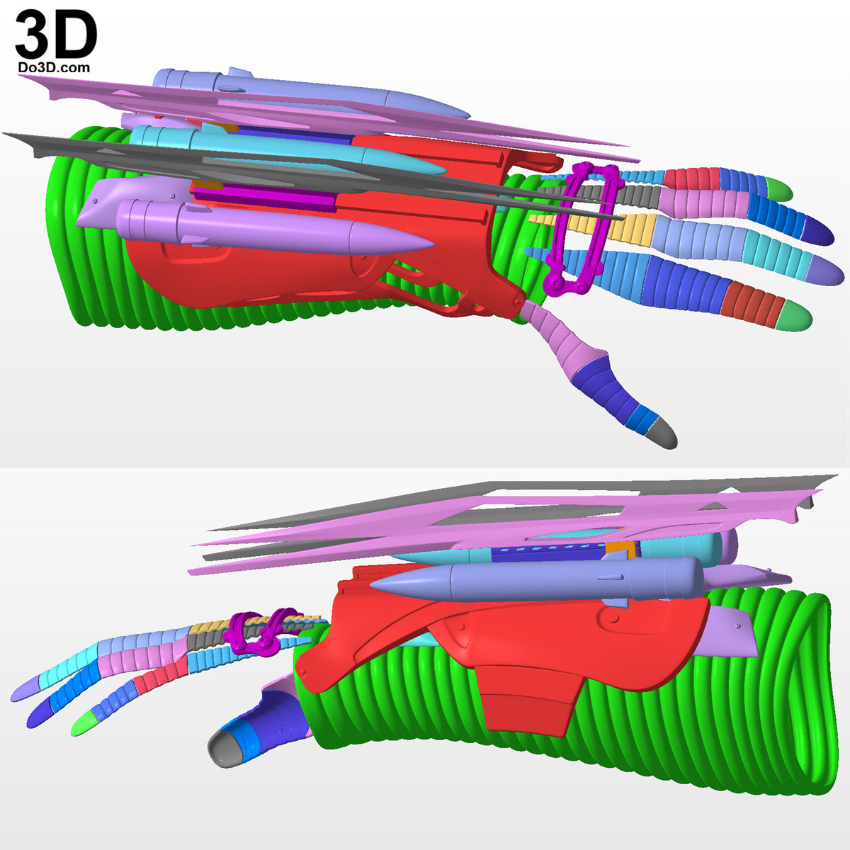 Green Goblin NWH Retractable Gauntlet | 3D Printable Model STL File #GG91