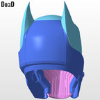 Batman Helmet XE Suit Hellbat Version 3D Printable Model Print File STL #HB253