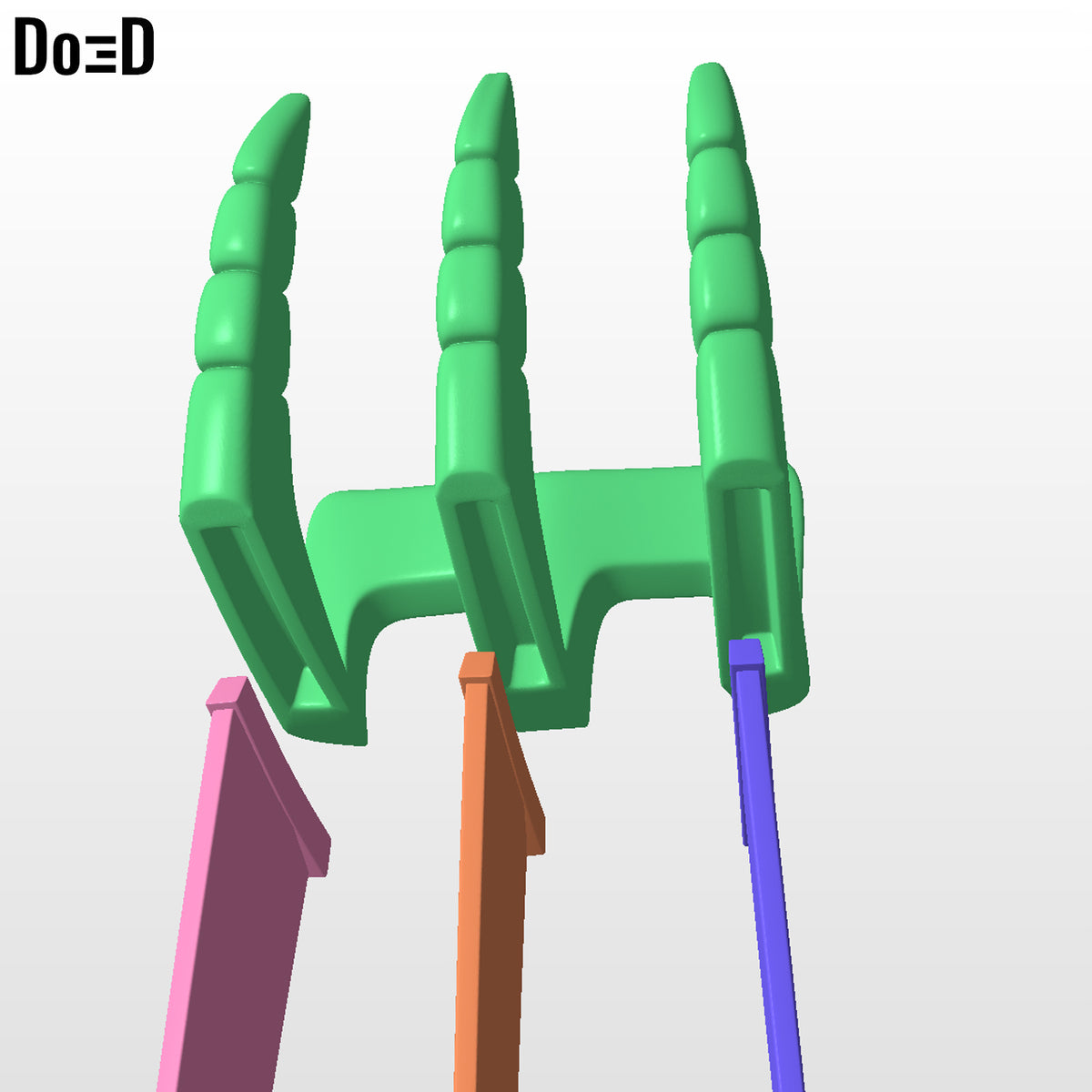 Wolverine Claws 2024 | 3D Printable Model STL File Blue #W93