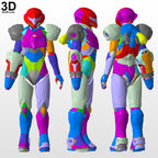 Metroid Dread Samus Aran Full Body Armor 3D Printable Model Print File STL MS904