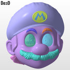 Bundle: Super Mario Movie Cosplay Luigi Mario Helmets Cap | 3D Print Model #MB78
