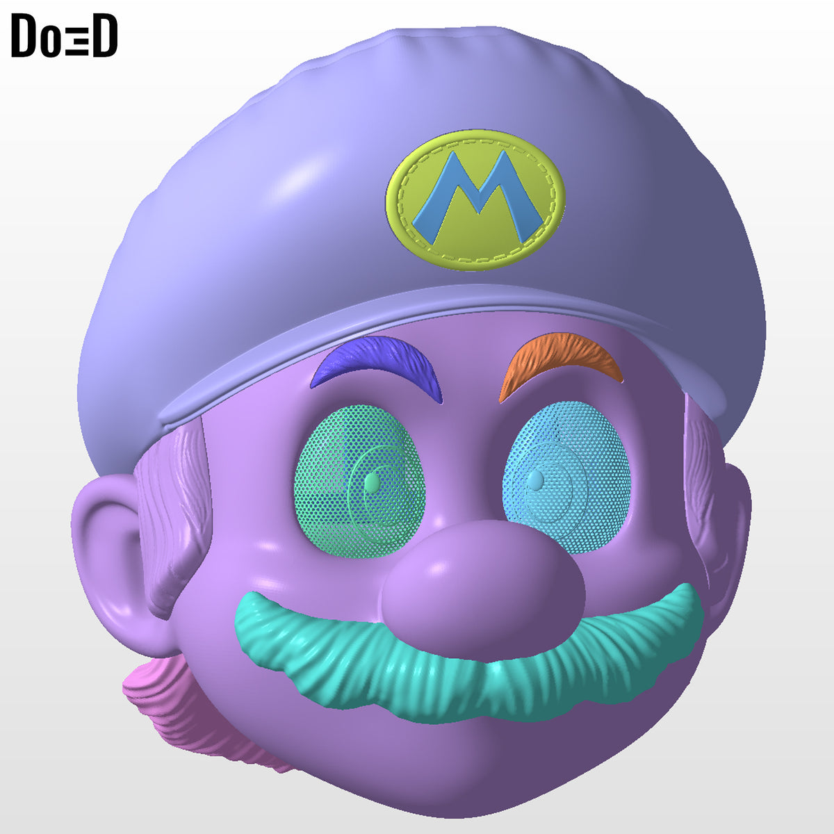 Bundle: Super Mario Movie Cosplay Luigi Mario Helmets Cap | 3D Print Model #MB78