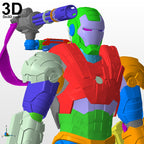 Iron Man Mark I Armor War Machine 001  MK 1 | 3D Printable Model STL File #795
