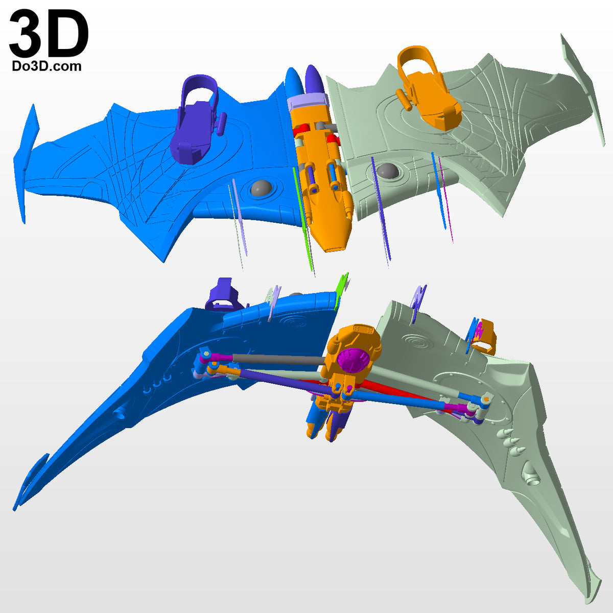 Green Goblin Glider Hover Board | 3D Printable Model Print File #GG09