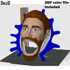 Deep Popcorn Bucket Container The Boys | 3D Printable Model STL Print File #DB15