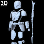 Mandalorian Original Base Armor Set | 3D Model Project #6202