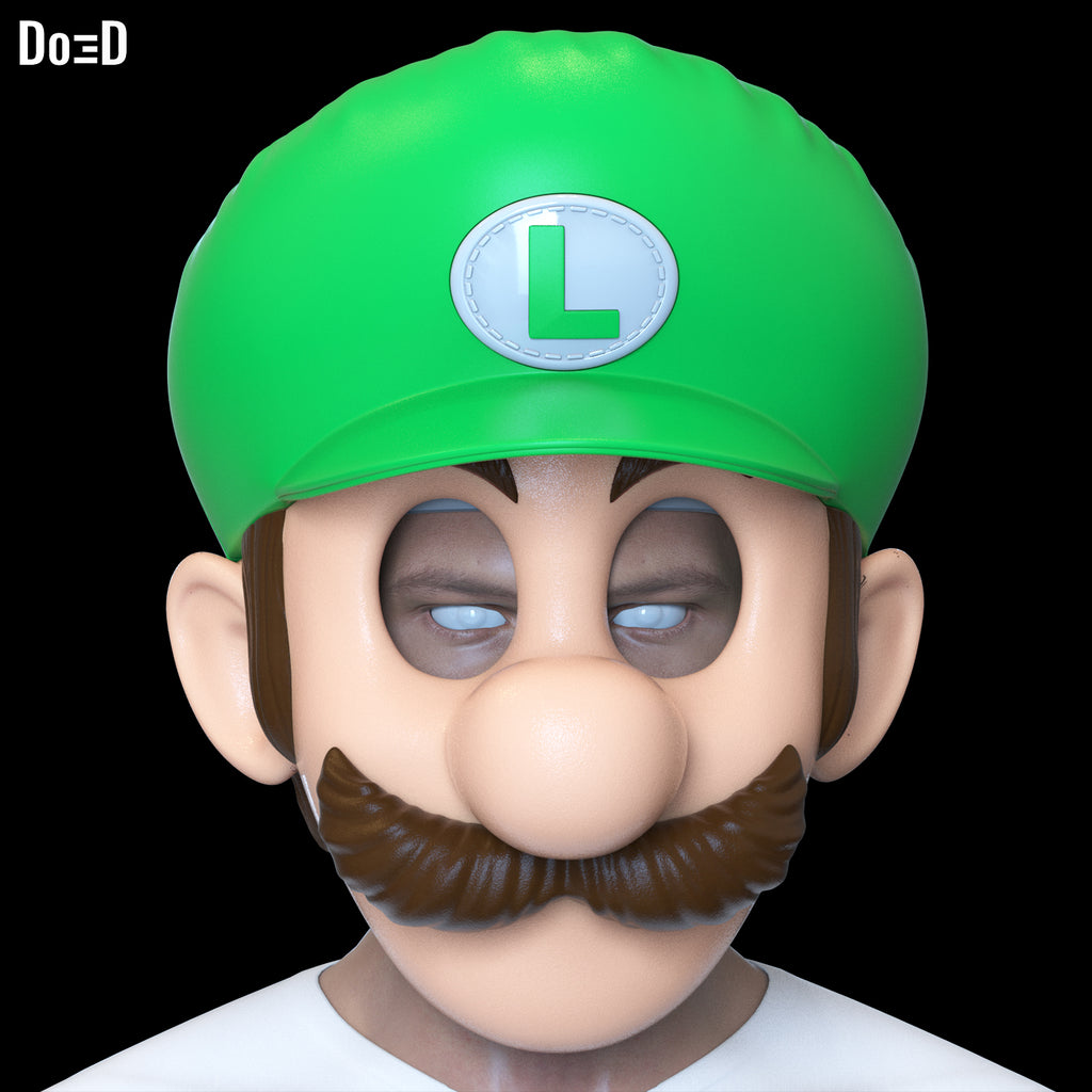 Bundle: Luigi Super Mario Helmet | 3D Printable Model #BSM89