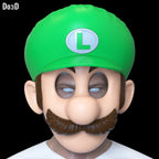 Bundle: Luigi Super Mario Helmet | 3D Printable Model #BSM89