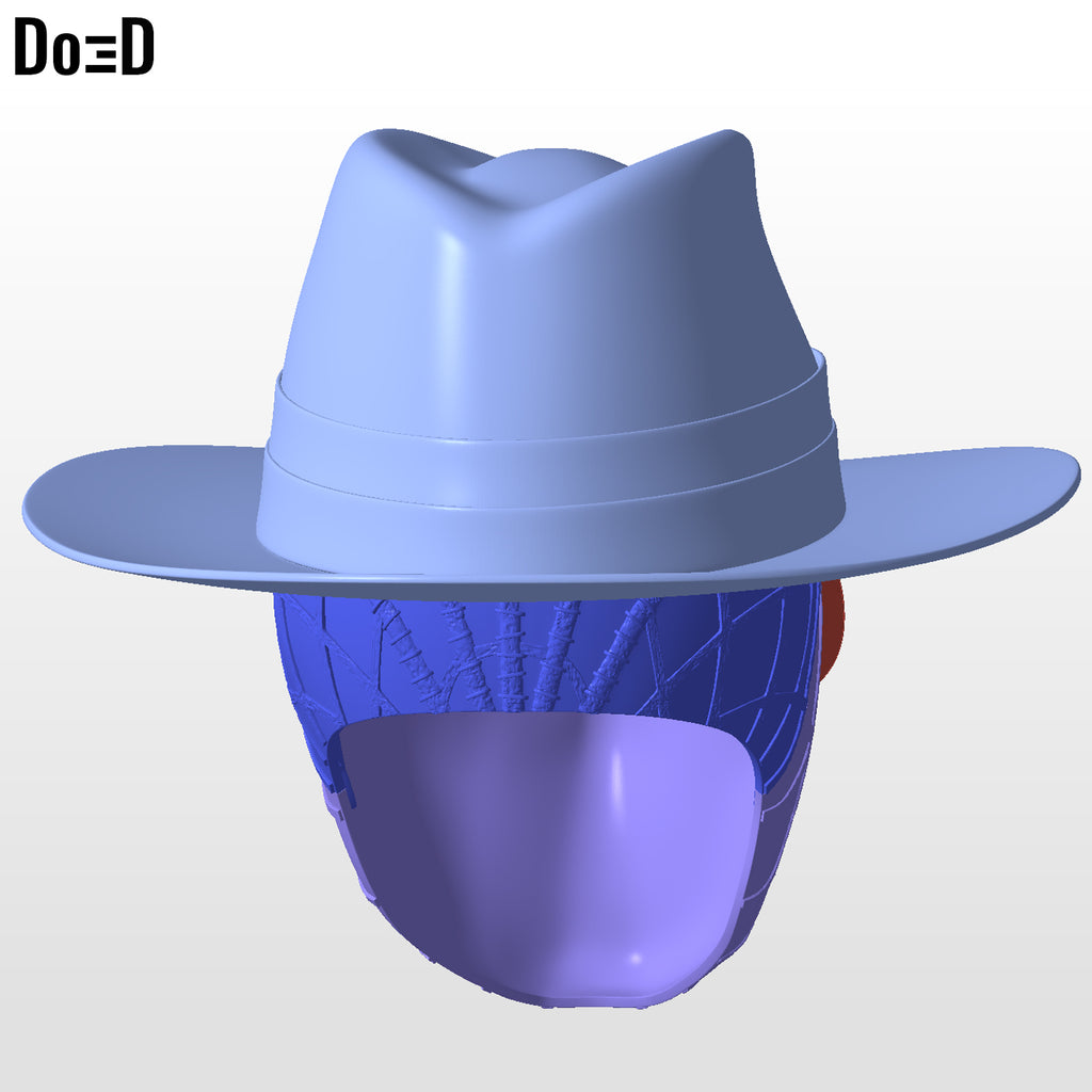 Spider-Noir Helmet Nicolas Cage Spider-Man | 3D Printable Model #SN79