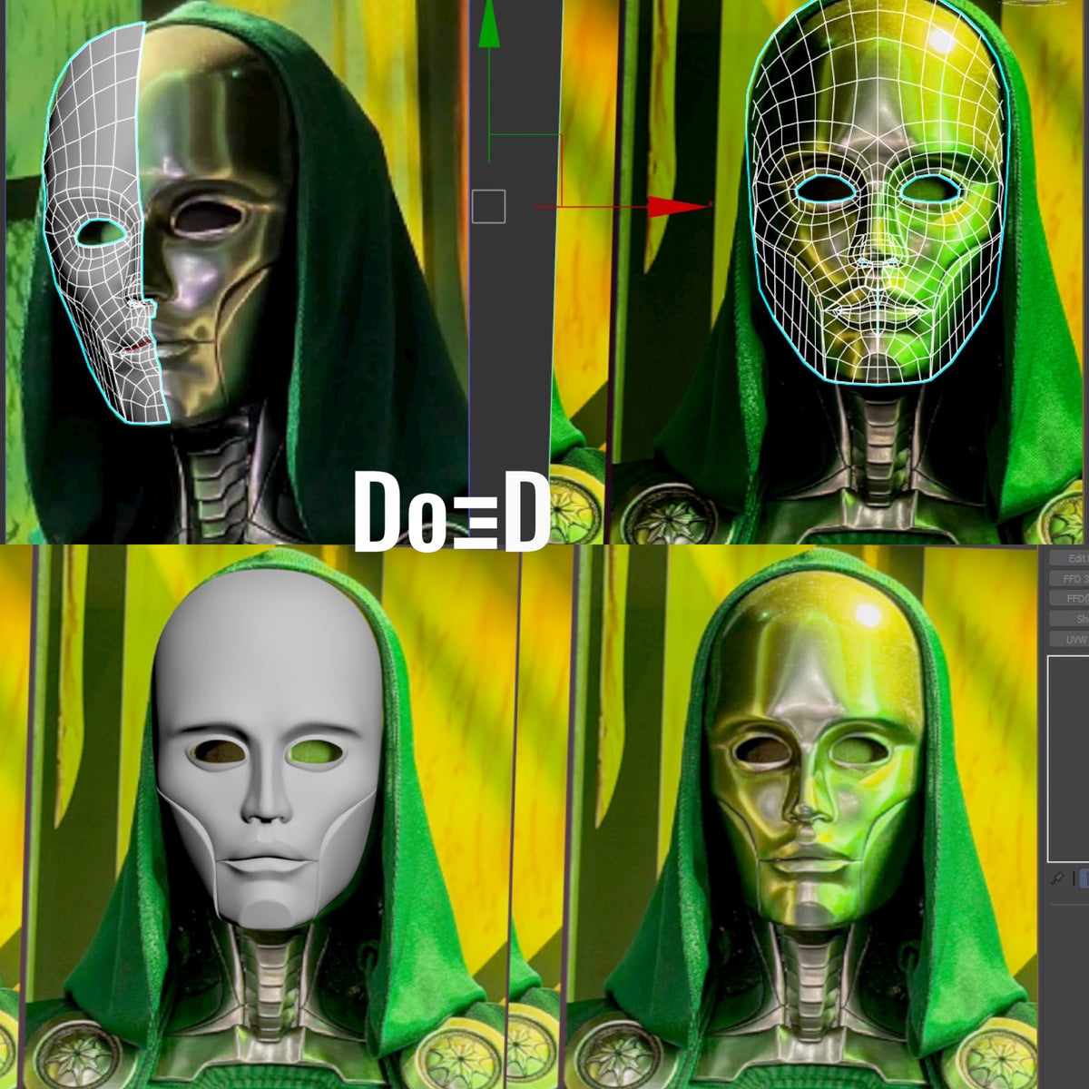 Latverian Witch Full Armor Pack | 3D Printable Model STL File #LV1000