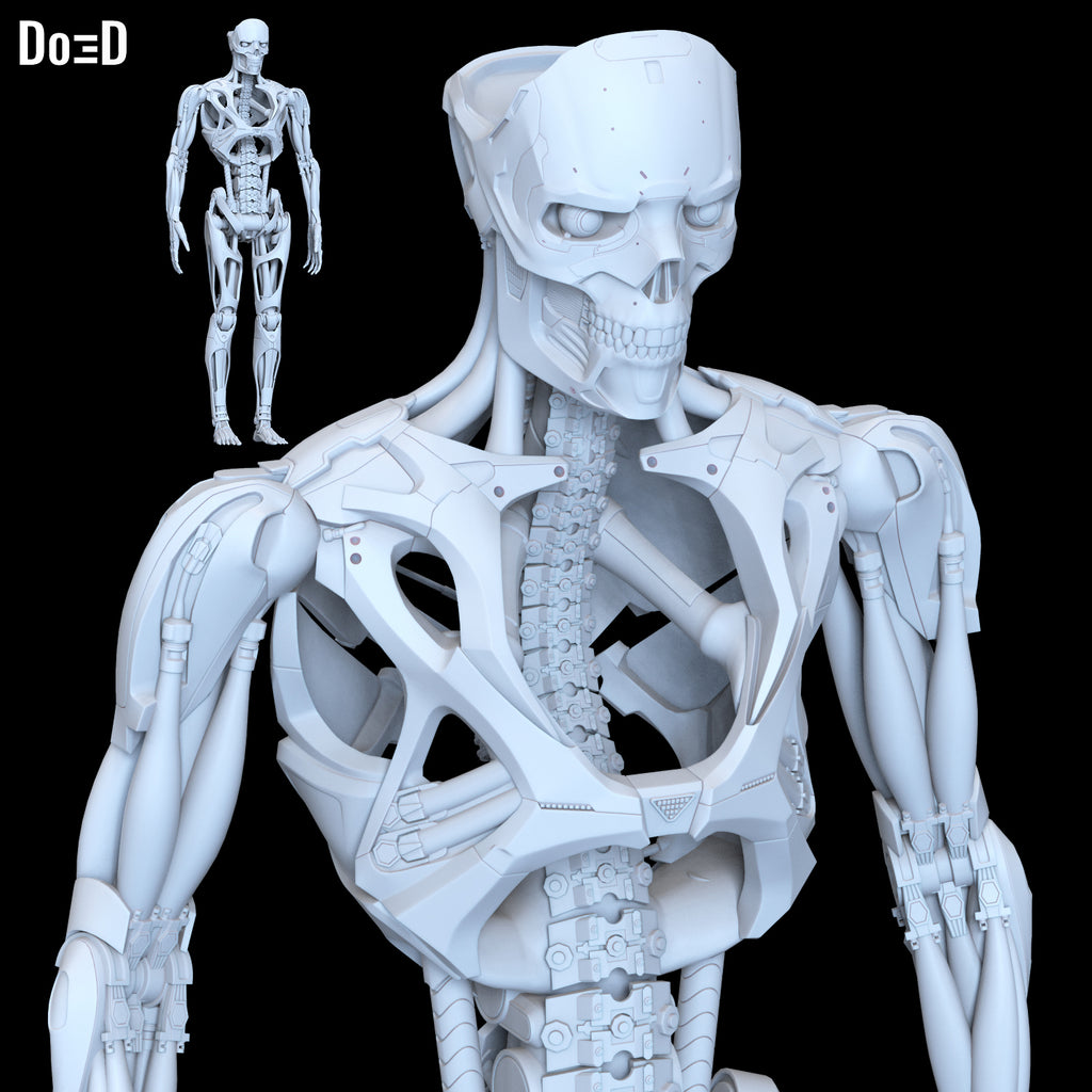 Terminator Rev-9 Statue | 3D Printable Model #TR9