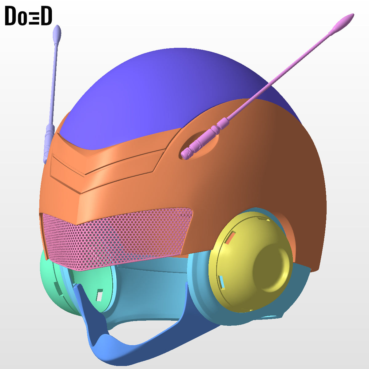 SaiyaMan Gohan Helmet Dragon Ball | 3D Model Project #2593