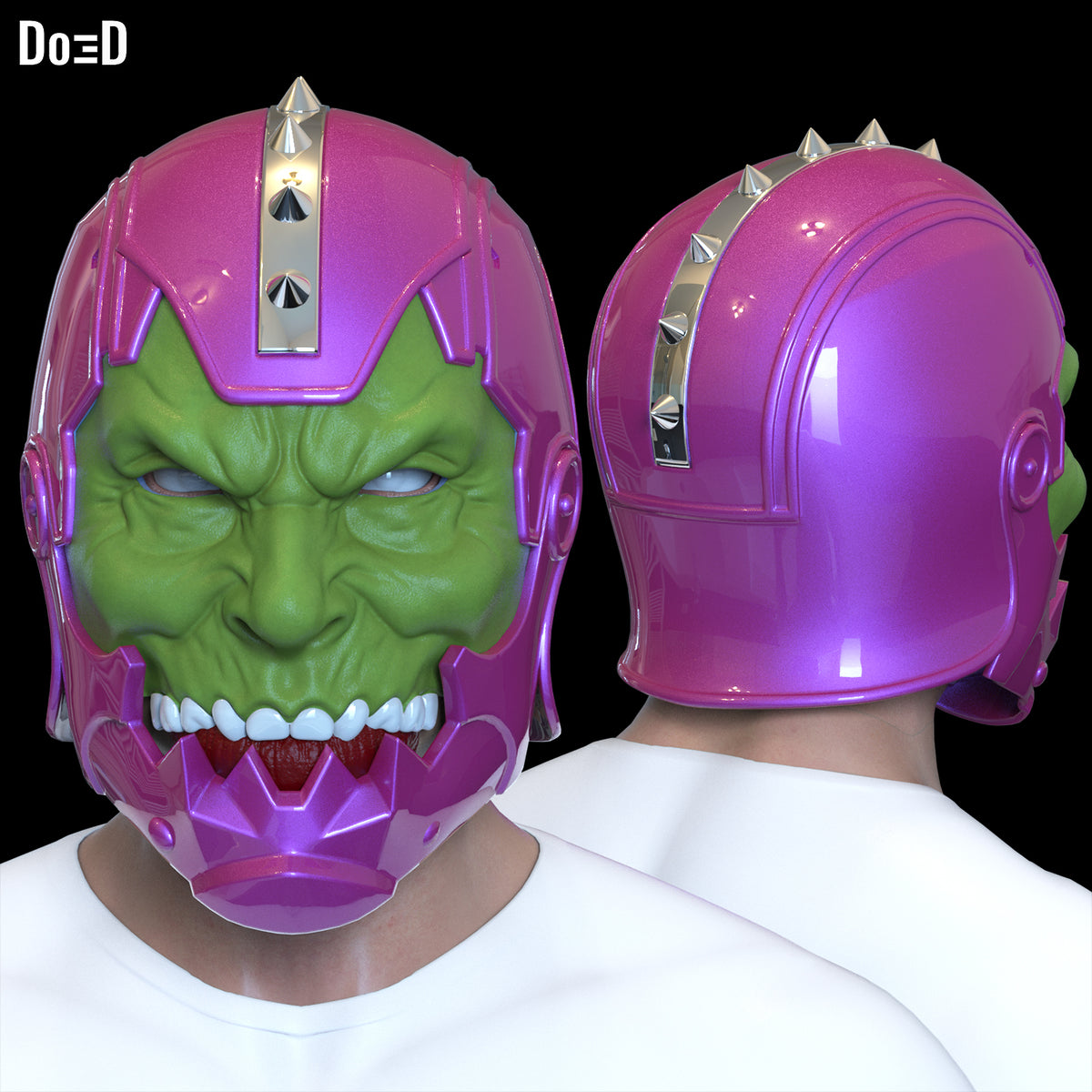 Trap Jaw Helmet Masters Of The Universe 3D Printable Model Print File STL #TJ29